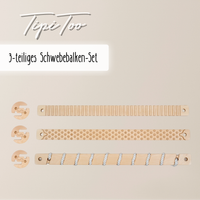 TipiToo® – Schwebebalken Set aus Holz mit 3 Elementen