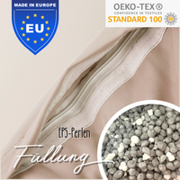 "Sunny Seat" Wasserfester Kinder-Sitzsack 80x85cm für drinnen & draußen