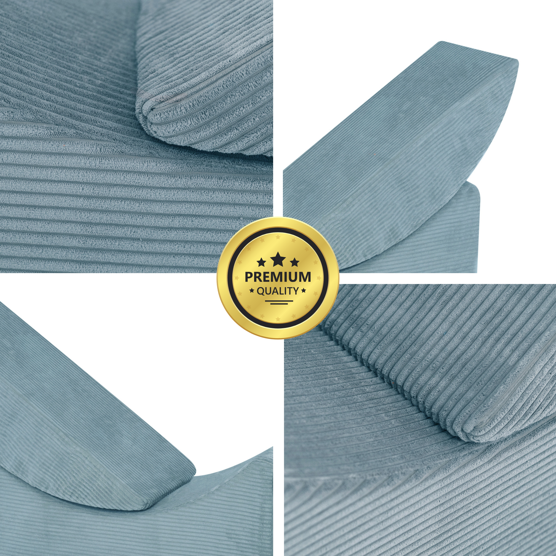 "Moon Lounger" Modularer Kinder-Chaiselongue 145×35×45cm