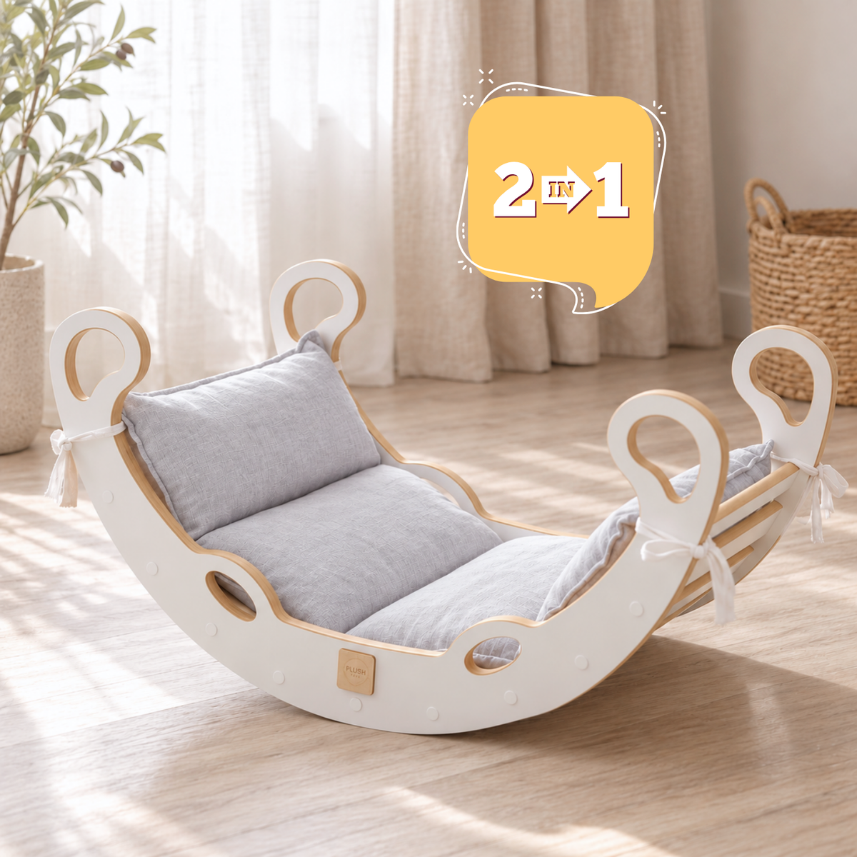 "Mini Rocker" 3-in-1, rocker, climbing arch & slide 75x39x40cm