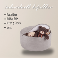 "Toy Pouf" befüllbarer Aufbewahrungs-Sitzhocker 65×30 cm