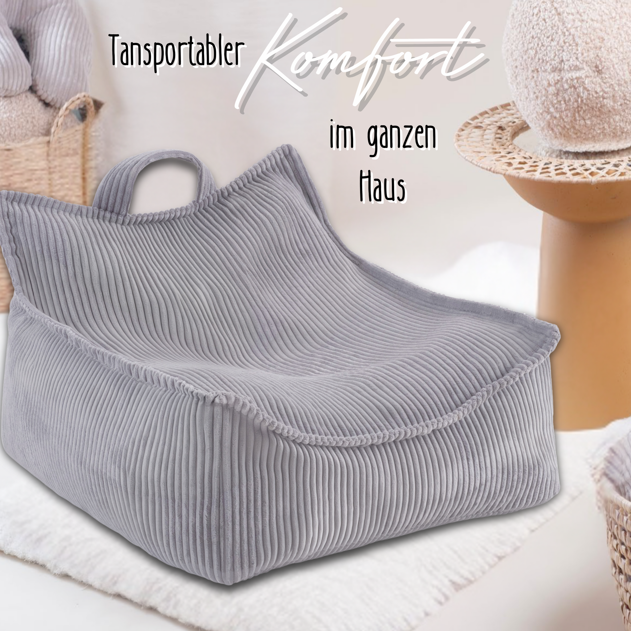 "Puffy Nest" Sitzsack für Kinder 77x67x50cm