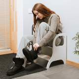 MIIMO® – Höhenverstellbarer Montessori Tritthocker aus Holz