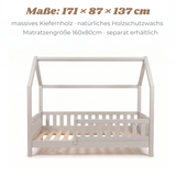 YappyTrygg JUNIOR - Hausbett 160×80 cm mit Rausfallschutz