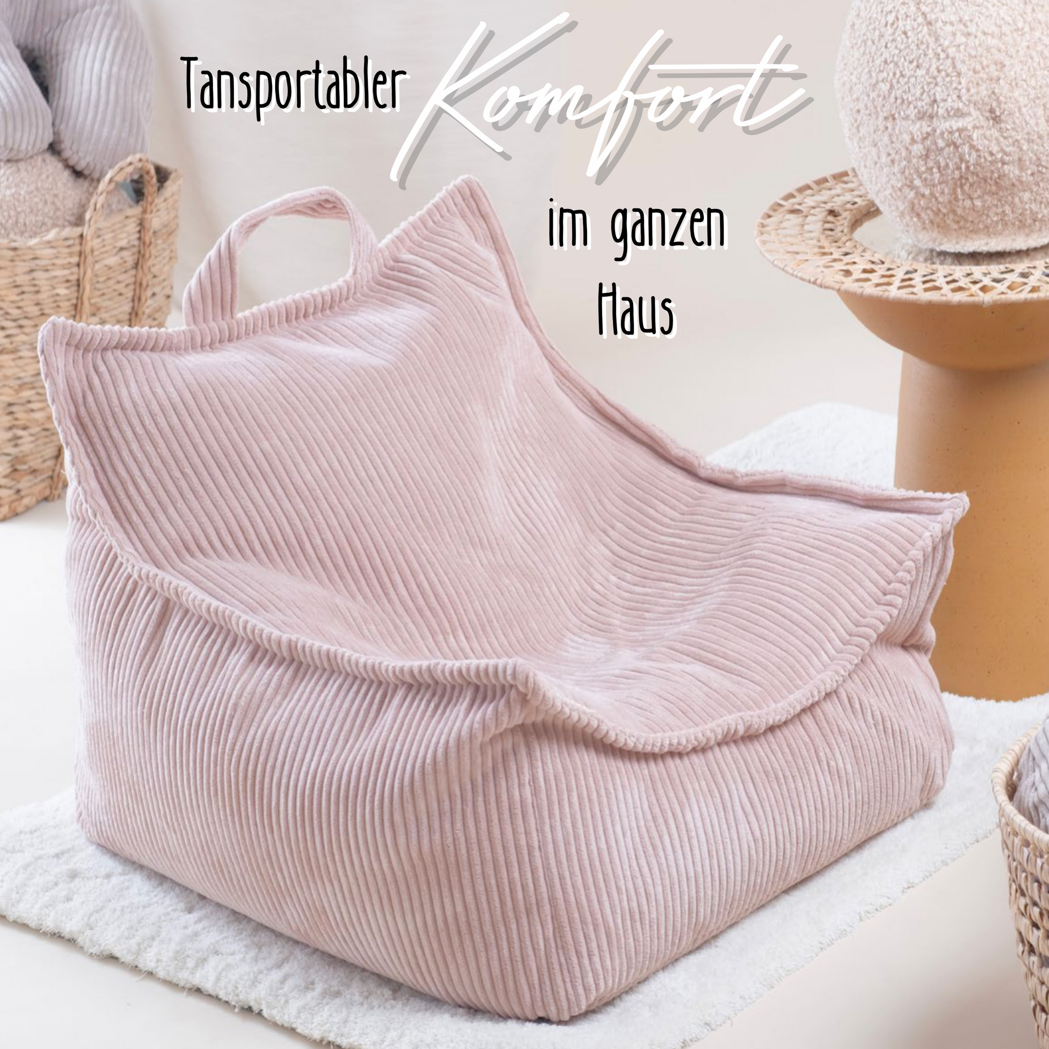 "Puffy Nest" Sitzsack für Kinder 77x67x50cm