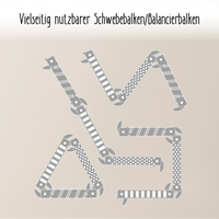 TipiToo® – Schwebebalken Set aus Holz mit 3 Elementen