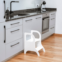 MIIMO® – Höhenverstellbarer Montessori Tritthocker aus Holz