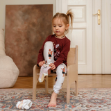 Tulla® Kinderstuhl – 3fach höhenverstellbarer Montessori Stuhl aus Holz