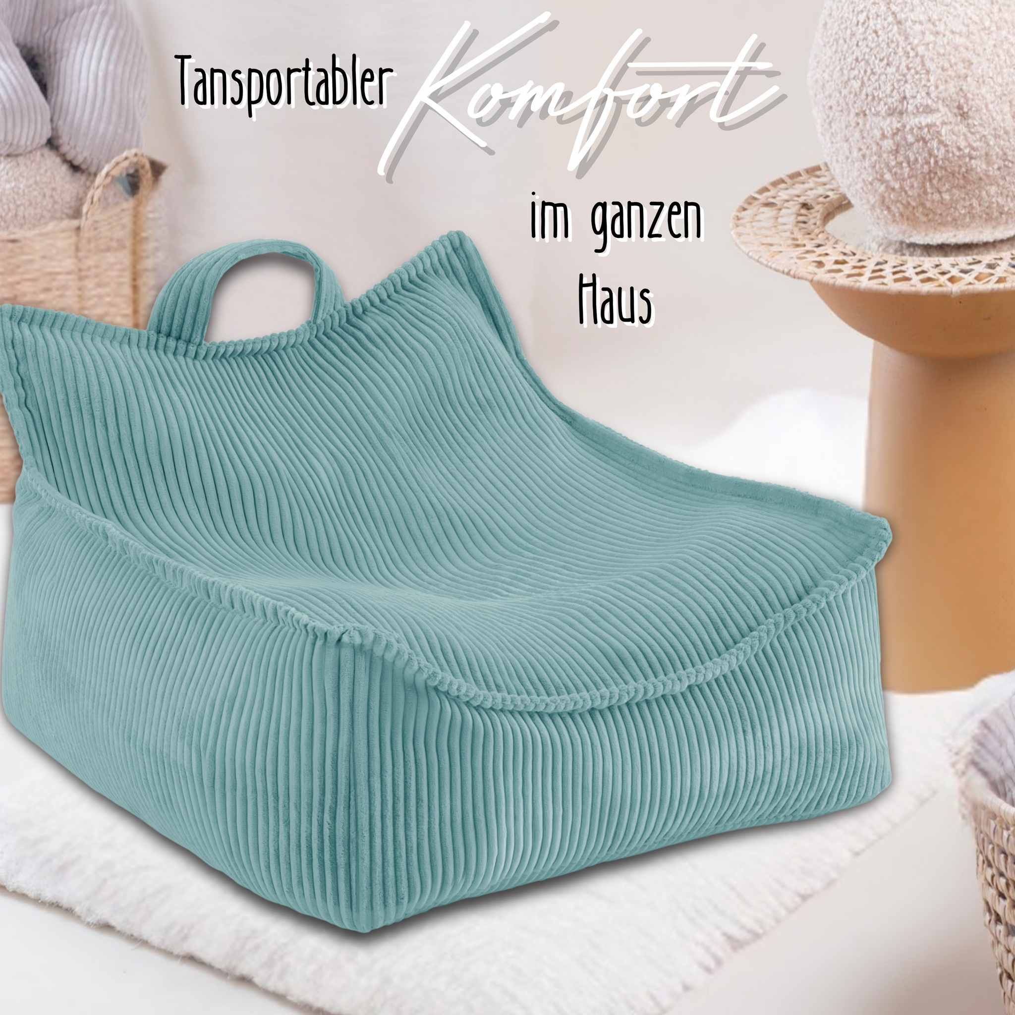 "Puffy Nest" Sitzsack für Kinder 77x67x50cm