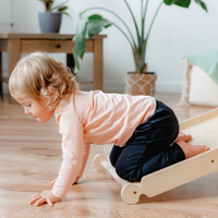 Rutsch- & Kletterrampe – Erweiterung für Klettergerüste & Spielwürfel