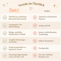 Pop-Up Bällebad-Spielzelt aus Baumwolle/Hanf