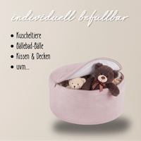 "Toy Pouf" befüllbarer Aufbewahrungs-Sitzhocker 65×30 cm