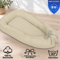 wendbares Babynest Classic - 100% Baumwolle