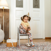 Tulla® Kinderstuhl – 3fach höhenverstellbarer Montessori Stuhl aus Holz