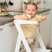 STEP’n’FOLD® – Faltbarer Montessori Lernturm mit verstellbarer Höhe