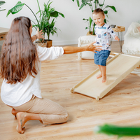 Rutsch- & Kletterrampe – Erweiterung für Klettergerüste & Spielwürfel
