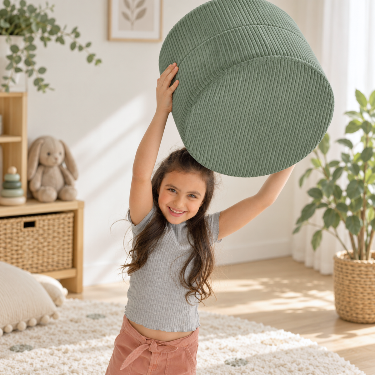 "Cozy Round" pouf 40x30cm