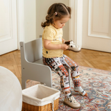 Tulla® Kinderstuhl – 3fach höhenverstellbarer Montessori Stuhl aus Holz