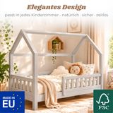 YappyTrygg JUNIOR - Hausbett 160×80 cm mit Rausfallschutz