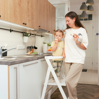 STEP’n’FOLD® – Faltbarer Montessori Lernturm mit verstellbarer Höhe