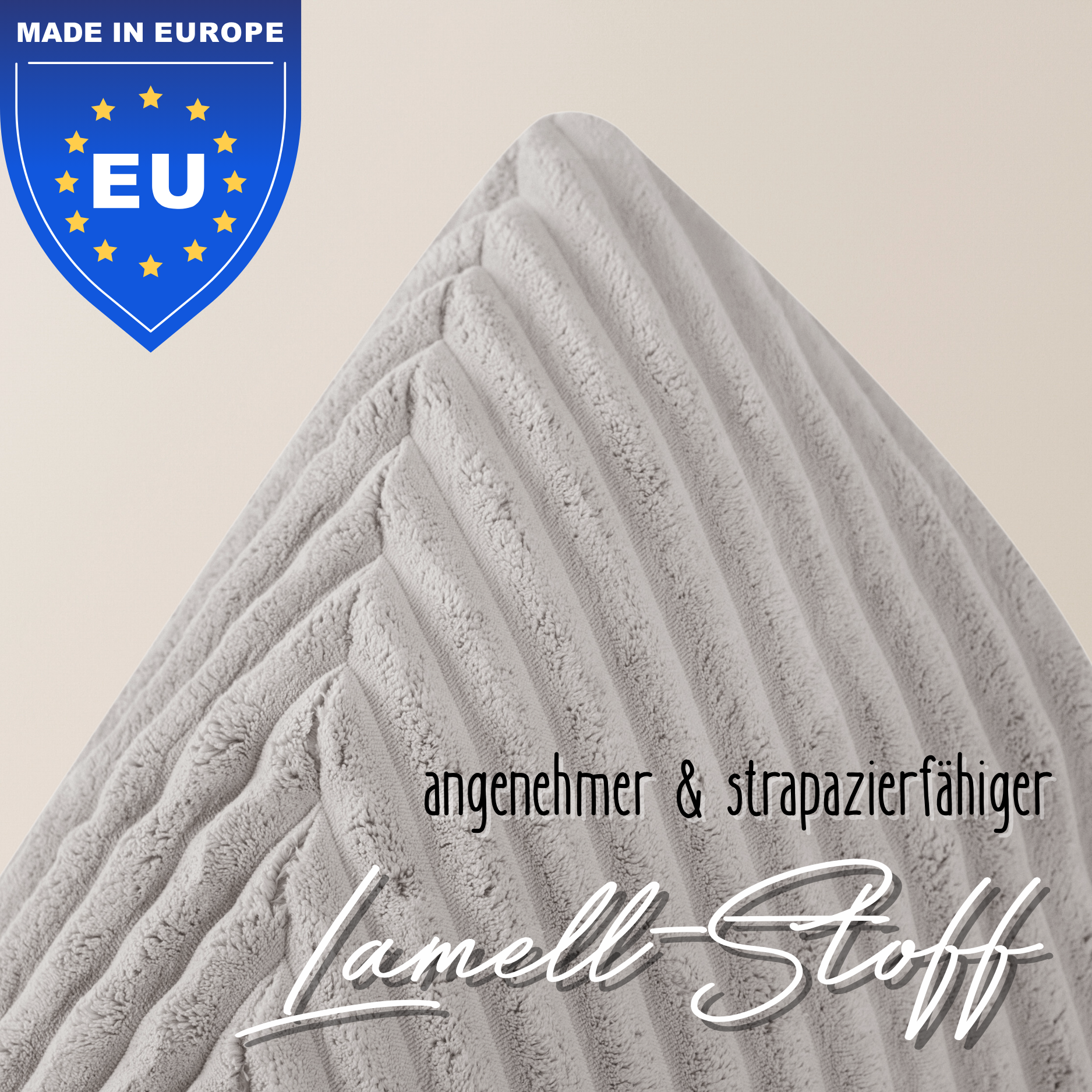 "Fluffy Cloud" Kinder-Sitzsack 80x85cm mit EPS Perlen