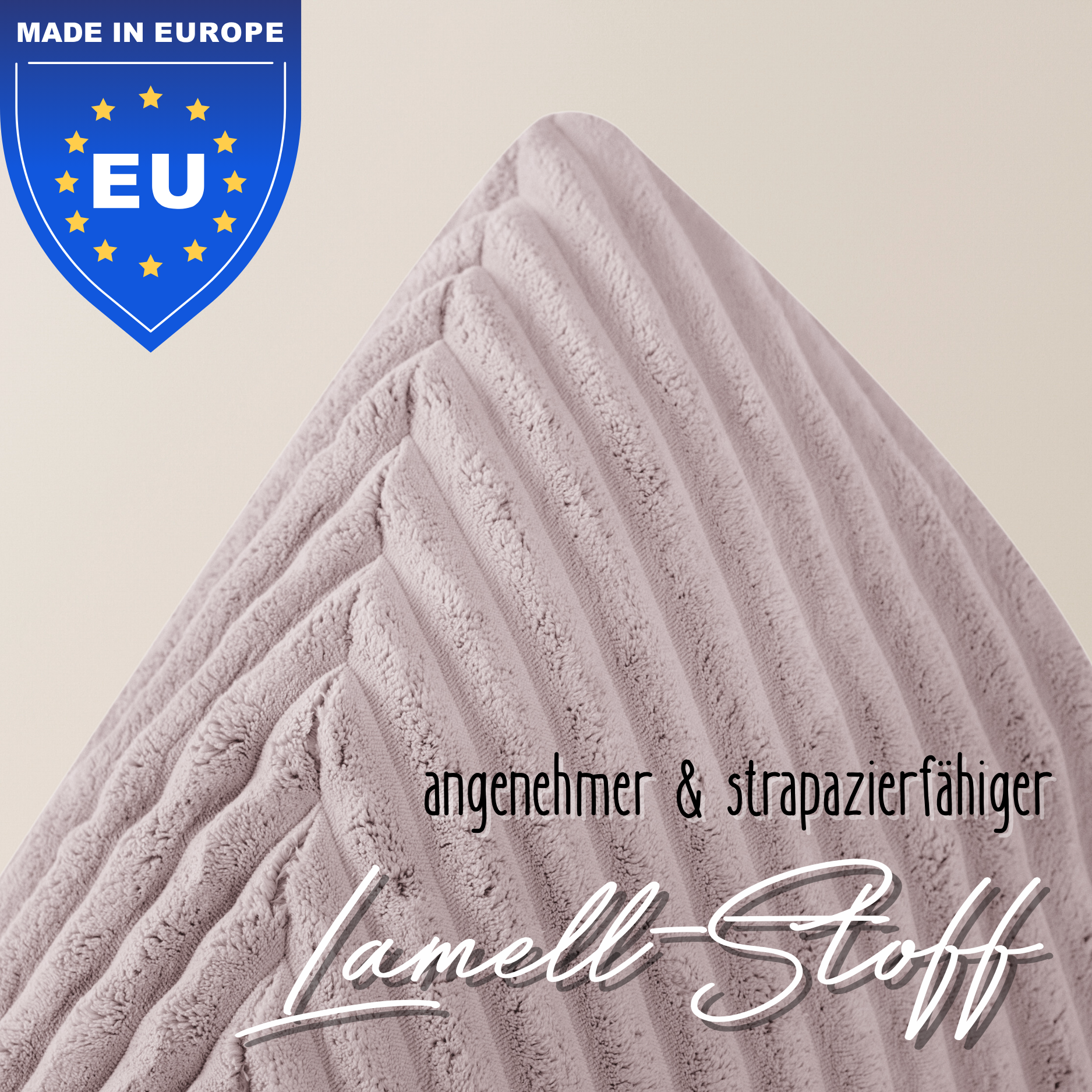 "Fluffy Cloud" Kinder-Sitzsack 80x85cm mit EPS Perlen