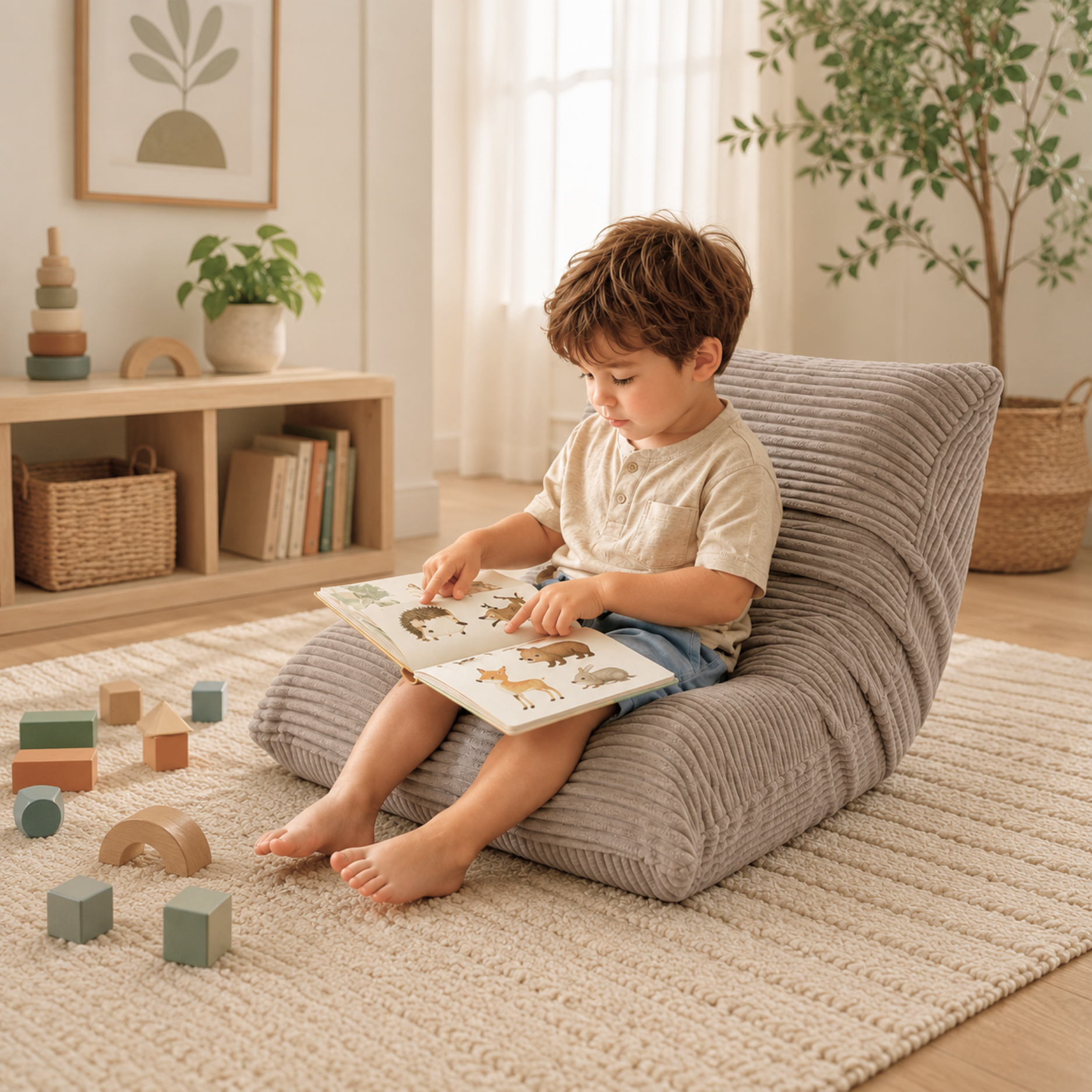 "Cozy Mooni" Ergonomischer Lounge-Sessel mit 4-Zonen-System