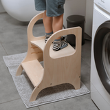 MIIMO® – Höhenverstellbarer Montessori Tritthocker aus Holz