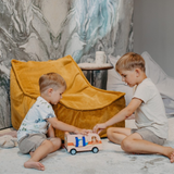 "Yappy Nest" XXL Sitzsack 70x50x80cm mit EPS-Perlen & Anti-Rutsch-Boden