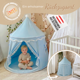 Play tent - breathable made of cotton &amp; hemp