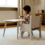 Tulla® Kinderstuhl – 3fach höhenverstellbarer Montessori Stuhl aus Holz