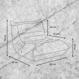 "Nilly Mooni" Ergonomischer Lounge-Sessel mit 4-Zonen-System