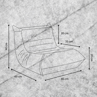 "Nilly Mooni" Ergonomischer Lounge-Sessel mit 4-Zonen-System