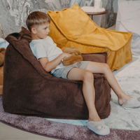 "Yappy Nest" XXL Sitzsack 70x50x80cm mit EPS-Perlen & Anti-Rutsch-Boden