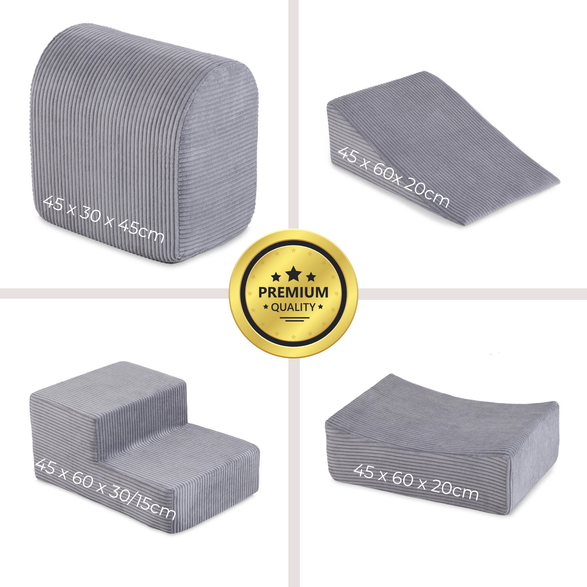 "Cordy Blocks" 4 Schaumstoff-Bauelemente