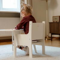 Tulla® Kinderstuhl – 3fach höhenverstellbarer Montessori Stuhl aus Holz