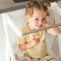 STEP’n’FOLD® – Faltbarer Montessori Lernturm mit verstellbarer Höhe