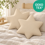 2er-Set Sternenkissen 40cm – 100% Baumwolle