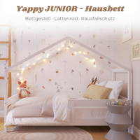 Yappy JUNIOR - Hausbett 160×80cm mit Rausfallschutz
