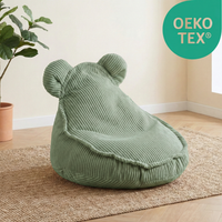 "Huggy Bear" Sitzsack mit Ohren für Kinder 68x45cm