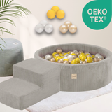 "Bally Step" Bällebad 90x30cm mit Stufe & 200 Bällen