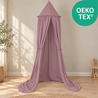 Kinderzimmer Baldachin 260cm – 100% Baumwolle