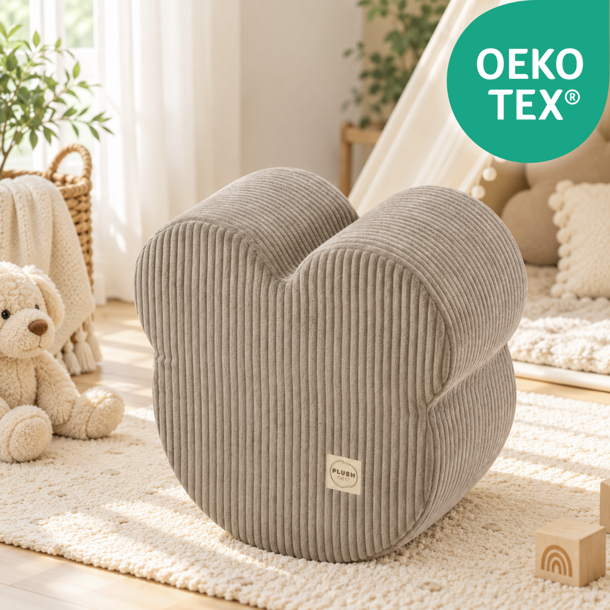 "Cozy Bear" ottoman 46x25 cm
