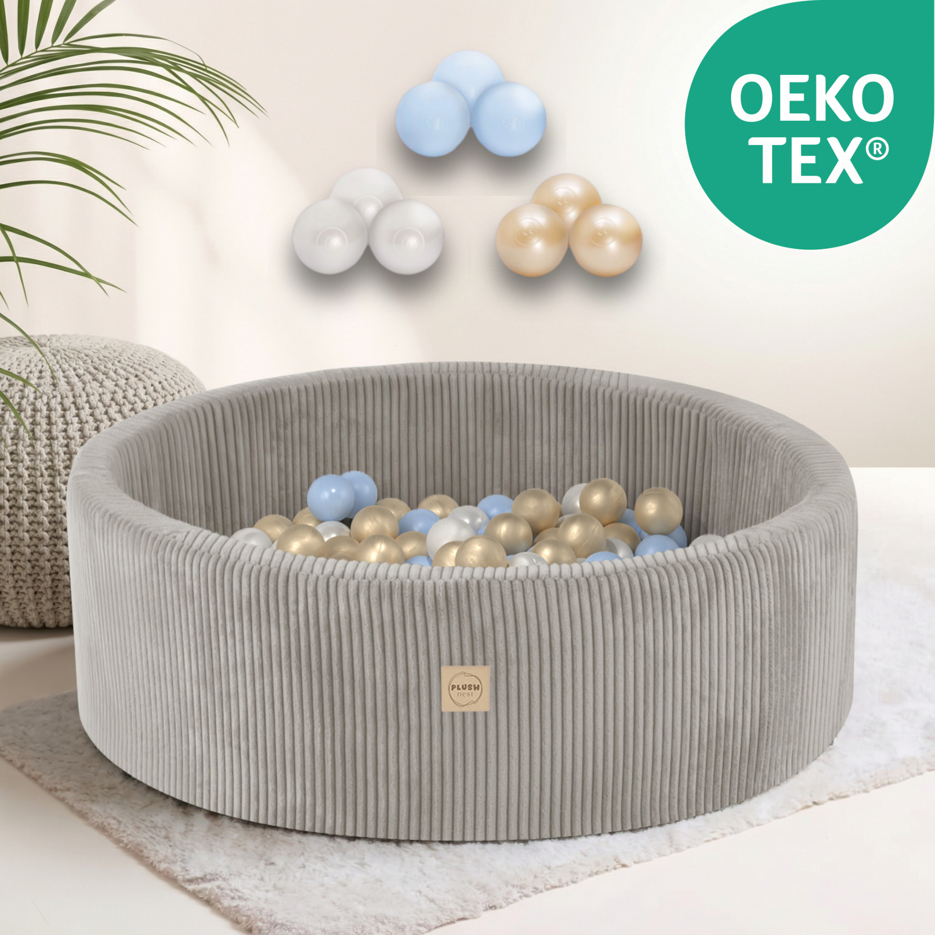 "Bally Pool" Bällebad 90x30cm mit 200 Bällen