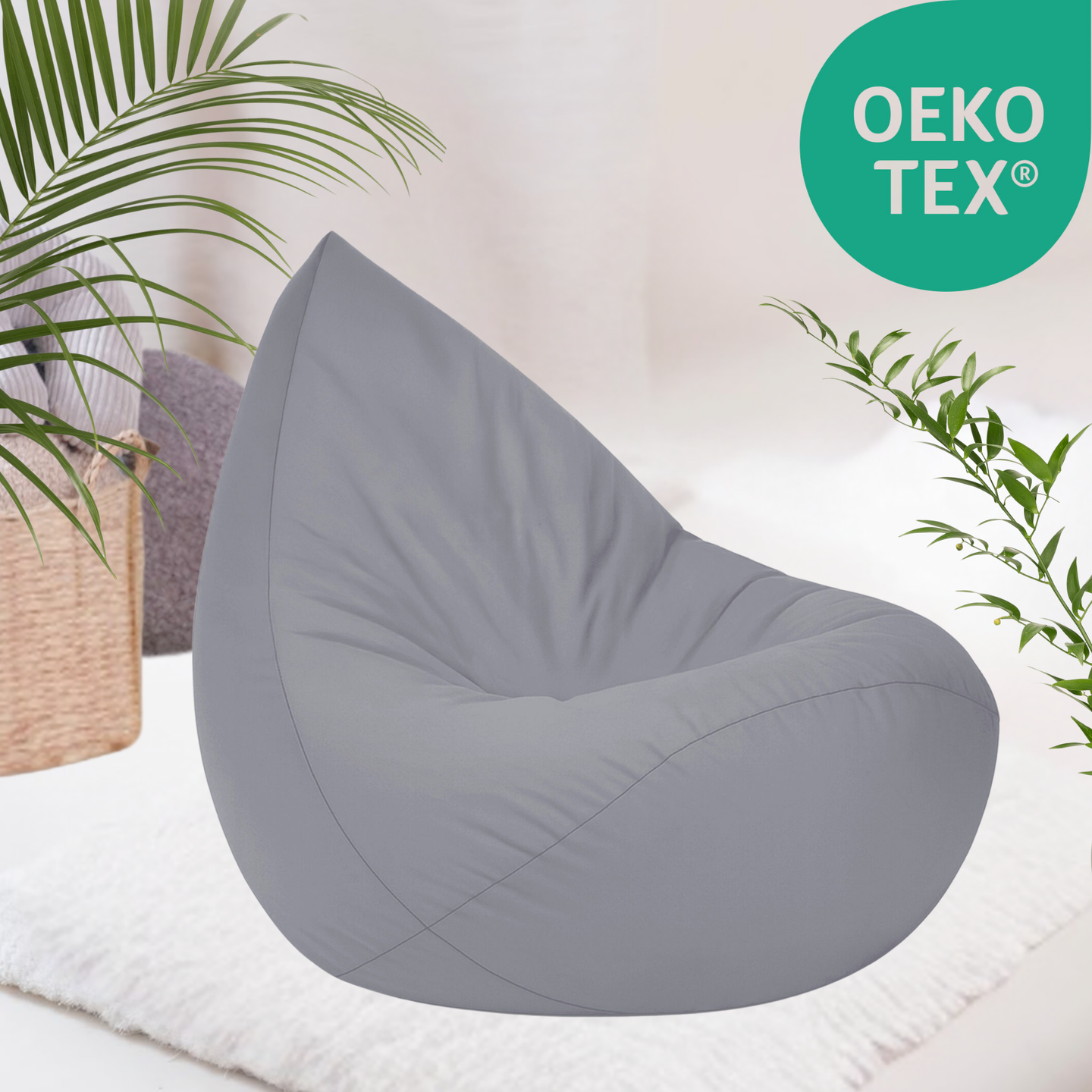 "Sunny Seat" Wasserfester Kinder-Sitzsack für drinnen & draußen