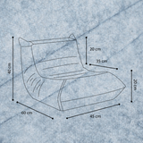 "Nilly Mooni" Ergonomischer Lounge-Sessel mit 4-Zonen-System