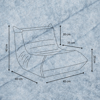 "Nilly Mooni" Ergonomischer Lounge-Sessel mit 4-Zonen-System