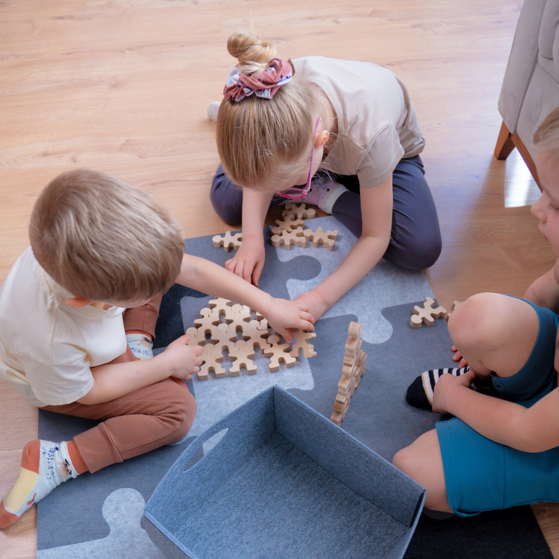 Flockmen® – Montessori Holzfiguren für kreatives Spielen