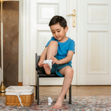 Tulla® Kinderstuhl – 3fach höhenverstellbarer Montessori Stuhl aus Holz