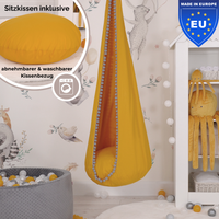 Cocoon Swing – Hängeschaukel aus Baumwolle mit Sitzkissen